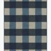 Wholesale 🧨 Ruggable Buffalo Plaid Blue & Ivory Rug 😀