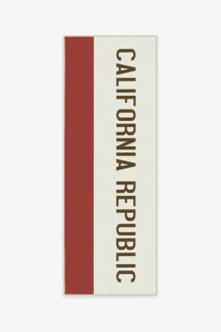Outlet 😍 Ruggable California Red Rug 😀 -Area Rugs Sales Store california red A RC 0700 27 V3