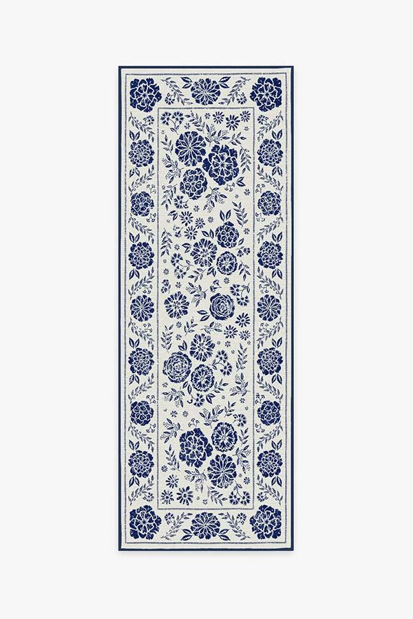 Outlet 🛒 Ruggable Outdoor Carmela Suzani Delft Blue Rug ✨ 5 Outlet 🛒 Ruggable Outdoor Carmela Suzani Delft Blue Rug ✨ - Image 5