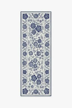 Outlet 🛒 Ruggable Outdoor Carmela Suzani Delft Blue Rug ✨ 13 Outlet 🛒 Ruggable Outdoor Carmela Suzani Delft Blue Rug ✨ -Area Rugs Sales Store carmela suzani delft blue B RC OT029 27
