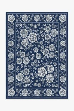 Best reviews of 👏 Ruggable Outdoor Carmela Suzani Royal Blue Rug 🎁