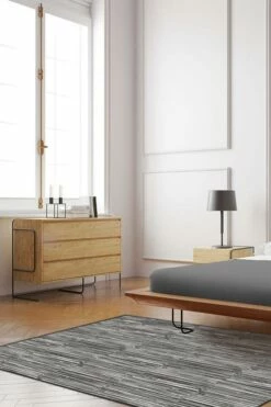 Brand new 🛒 Ruggable Caspian Stripe Black Rug 🎁 -Area Rugs Sales Store caspian stripe black C RC 0608 57 fdcd45cc 1e26 4b45 8a71 4e5ab0682f4b