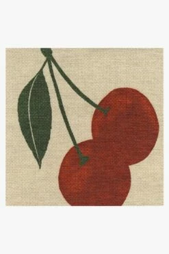 Deals ❤️ Ruggable Cherry Red Rug 🎁 -Area Rugs Sales Store cherry red D RC TP001 27