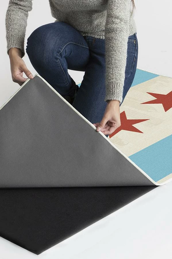 Outlet 👏 Ruggable Chicago Flag Rug 👍 2 Outlet 👏 Ruggable Chicago Flag Rug 👍 - Image 2