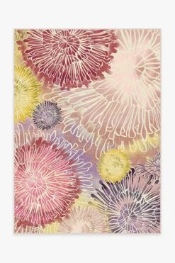 Hot Sale 🌟 Ruggable Sale Chrysanthemum Brights Rug 🤩