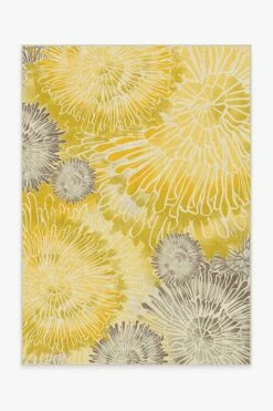 Coupon 😉 Ruggable Chrysanthemum Yellow Rug 🛒