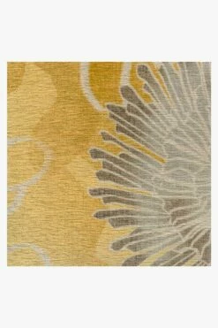 Coupon 😉 Ruggable Chrysanthemum Yellow Rug 🛒 -Area Rugs Sales Store chrysanthemum yellow D RC 0434 57