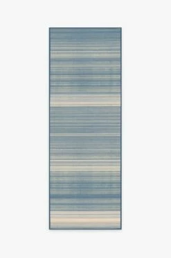 Wholesale 🛒 Ruggable Coastal Linear Stripe Slate Rug 🔥 -Area Rugs Sales Store coastal linear stripe slate A RC 0324 27
