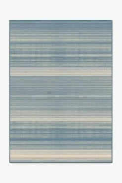 Wholesale 🛒 Ruggable Coastal Linear Stripe Slate Rug 🔥