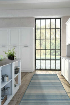 Wholesale 🛒 Ruggable Coastal Linear Stripe Slate Rug 🔥 -Area Rugs Sales Store coastal linear striped slate C RC 0324 27