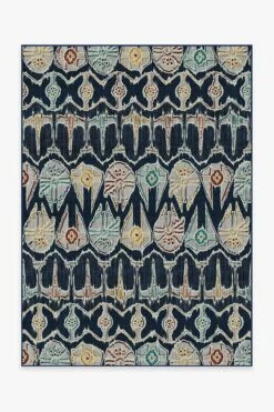 Best Sale ⭐ Ruggable Corellian Ikat Navy Rug ✔️