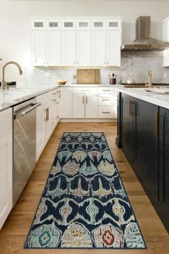 Best Sale ⭐ Ruggable Corellian Ikat Navy Rug ✔️ -Area Rugs Sales Store corellian ikat navy C RC SW010 27