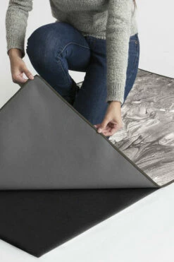 New 🔥 Ruggable Cosmic Marble Grey Rug 😀 -Area Rugs Sales Store cosmic marble grey B RC 0412 27