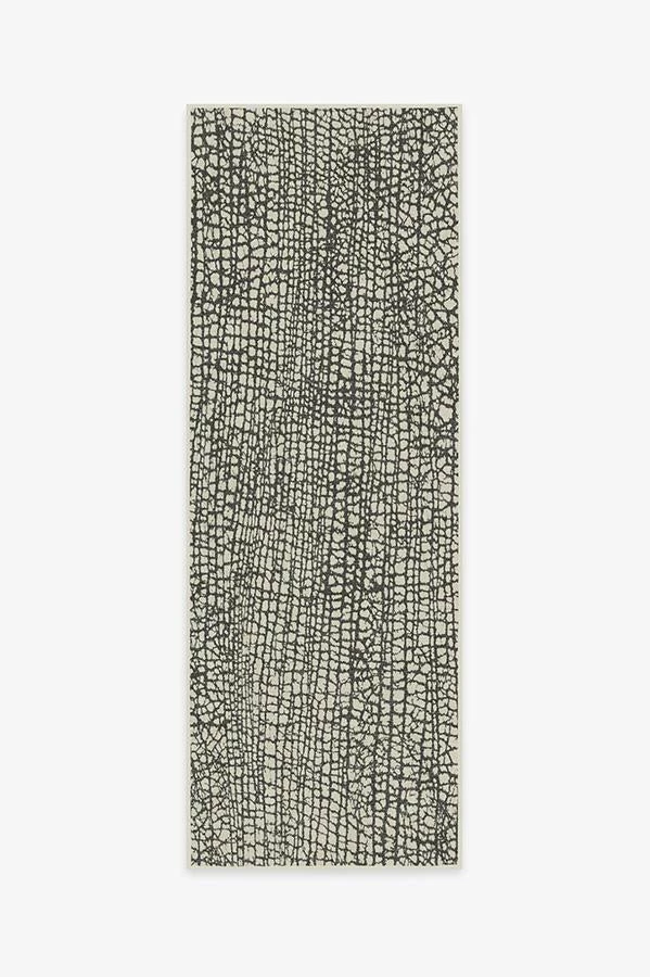 Budget 🥰 Ruggable Crackle Black & White Rug ⭐ 6 Budget 🥰 Ruggable Crackle Black & White Rug ⭐ - Image 6