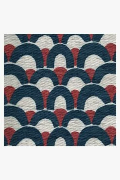 Best Pirce 🎉 Ruggable Cynthia Rowley Lamella Blue Rug 👏 -Area Rugs Sales Store cynthia rowley lamella blue D RC CR006 27