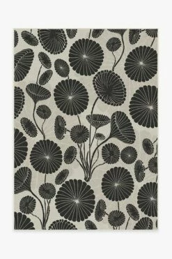 Hot Sale โญ Ruggable Cynthia Rowley Pompom Black & White Rug ๐