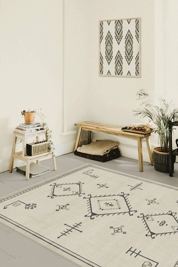 Buy ❤️ Ruggable Damali Black & White Rug ⭐ 4 Buy ❤️ Ruggable Damali Black & White Rug ⭐ - Image 4