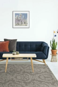 Flash Sale 🤩 Ruggable Dark Side Damask Stone Rug 🎉 -Area Rugs Sales Store dark side damask stone C RC SW002 57