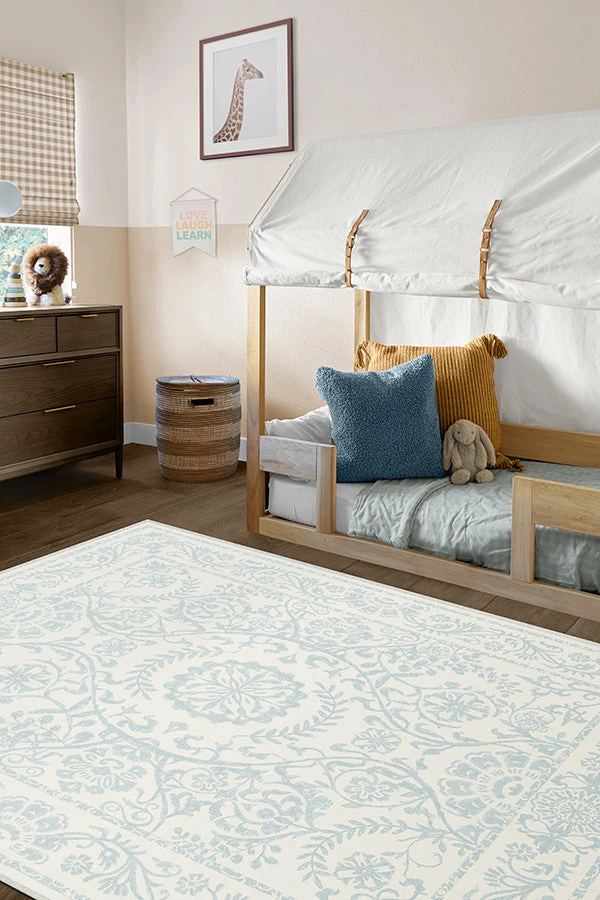 Wholesale ❤️ Ruggable Delphina Powder Blue Rug 💯 4 Wholesale ❤️ Ruggable Delphina Powder Blue Rug 💯 - Image 4