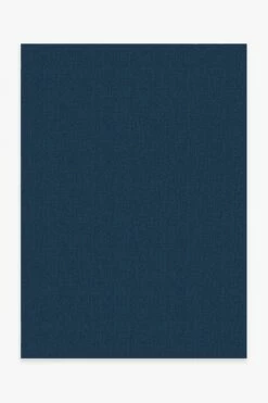 Budget 👏 Ruggable Outdoor Denim Solid Indigo Blue Rug 🎉