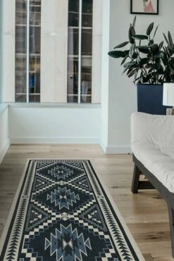 Buy 🎁 Ruggable Desert Ivory Blue Rug 🎉 -Area Rugs Sales Store desert ivory blue C RC 0695 27