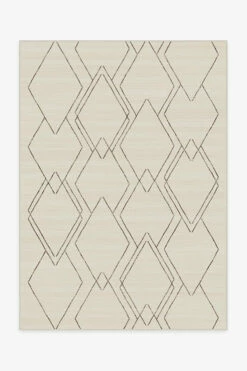 Best Pirce 🎉 Ruggable Diamond Dalia Beige Ivory Rug 😉
