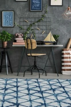 Buy ๐ Ruggable Diamond Shibori Indigo Rug ๐งจ 11 Buy ๐ Ruggable Diamond Shibori Indigo Rug ๐งจ -Area Rugs Sales Store diamond shibori indigo C RC 0609 57