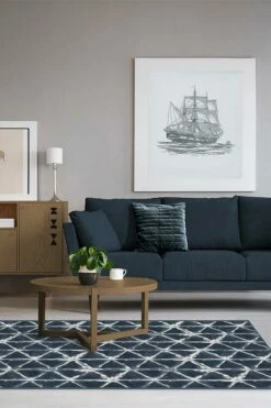 Best Pirce ๐ฏ Ruggable Diamond Shibori Navy Rug ๐งจ 11 Best Pirce ๐ฏ Ruggable Diamond Shibori Navy Rug ๐งจ -Area Rugs Sales Store diamond shibori navy C RC 0610 57