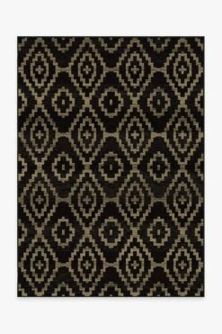 Coupon ✨ Ruggable Diamond Trellis Black Rug 👏
