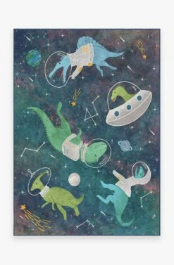 Best reviews of 🌟 Ruggable Dinosaurs in Space Rug ✨