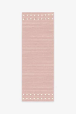 Hot Sale ❤️ Ruggable Dot Border Pink Rug ✨ -Area Rugs Sales Store dot border pink A RC 0112 27