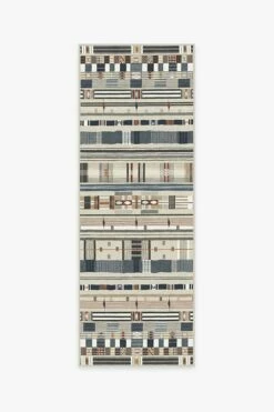 Flash Sale 🌟 Ruggable Effia Blue Rug ✨ -Area Rugs Sales Store effia blue A RC 0684 27 V2