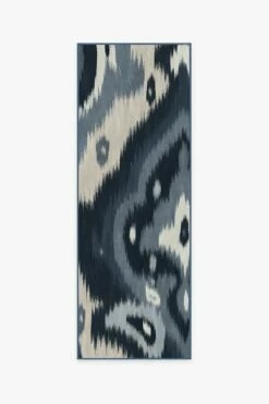 Best Pirce 👍 Ruggable Endah Blue Rug 🌟 -Area Rugs Sales Store endah blue A RC 0653 27 V2