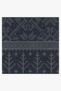 Cheapest 👏 Ruggable Fair Isle Blue Rug 🔔 -Area Rugs Sales Store fair isle blue D RC 0488 27