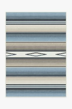 Cheap ๐ฅ Ruggable Falsa Stripes Blue Rug ๐