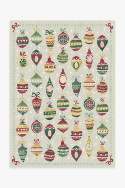 Cheap 🎁 Ruggable Festive Garland Holiday Shortbread Rug 🤩