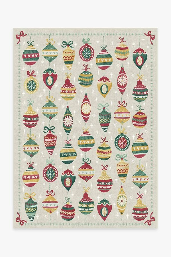 Cheap ๐ Ruggable Festive Garland Holiday Shortbread Rug ๐คฉ 2 Cheap ๐ Ruggable Festive Garland Holiday Shortbread Rug ๐คฉ - Image 2