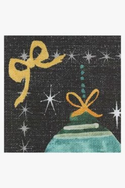 Budget 🎉 Ruggable Festive Garland Multicolor Rug 🎉 -Area Rugs Sales Store festive garland multicolor D RC XM007 27