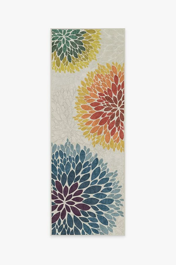 Hot Sale 🎉 Ruggable Floral Medallion Multicolor Rug ⭐ 5 Hot Sale 🎉 Ruggable Floral Medallion Multicolor Rug ⭐ - Image 5