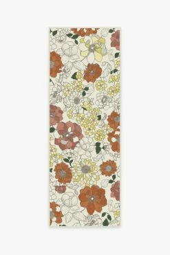 Best Pirce 🎉 Ruggable Floret Sunrise Rug 🌟 -Area Rugs Sales Store floret sunrise A RC 0564 27 V2