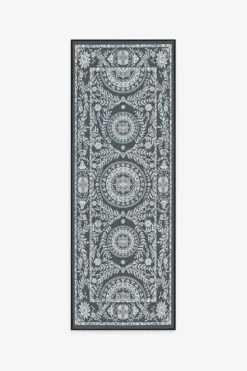 Best Sale 🛒 Ruggable Outdoor Fontaine Black Rug 👍 -Area Rugs Sales Store fontaine black B RC LH021 27