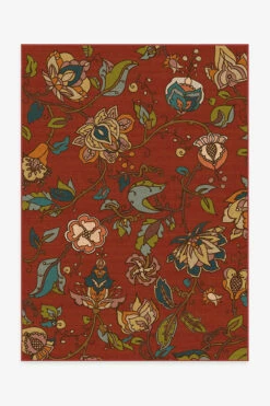 New 💯 Ruggable Frida Floral Red Rug 🤩