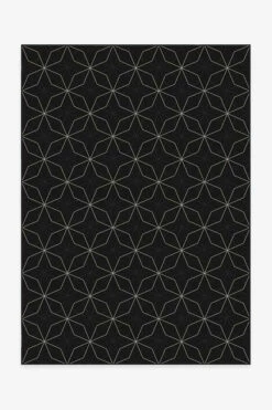 Best Pirce 🤩 Ruggable Geometrix Black Rug 🔔