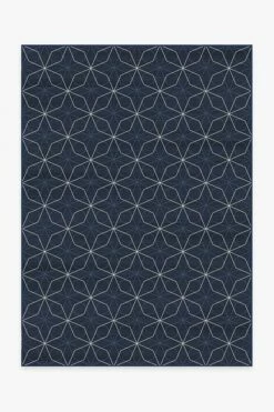 Discount 🌟 Ruggable Sale Geometrix Navy Rug ✨