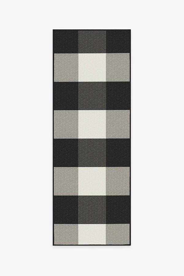 Best Sale 🛒 Ruggable Outdoor Gingham Plaid Black & White Rug ⭐ 5 Best Sale 🛒 Ruggable Outdoor Gingham Plaid Black & White Rug ⭐ - Image 5