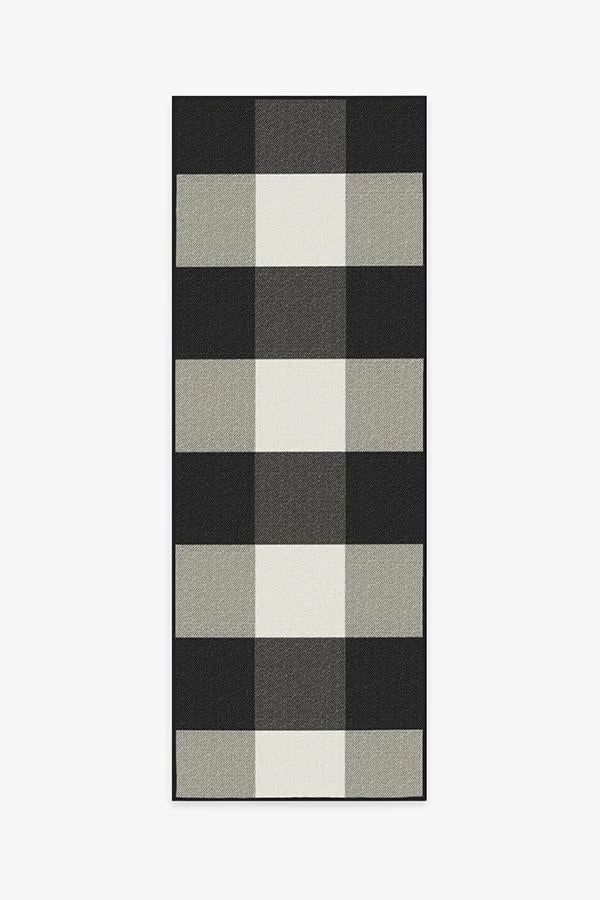 Best Sale 🛒 Ruggable Outdoor Gingham Plaid Black & White Rug ⭐ 6 Best Sale 🛒 Ruggable Outdoor Gingham Plaid Black & White Rug ⭐ - Image 6