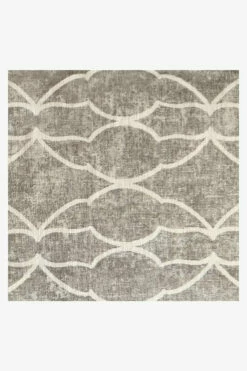 Deals 🥰 Ruggable Grogu Trellis Ash Grey Rug ⌛ -Area Rugs Sales Store grogu trellis ash grey D RC SW025 27 V2