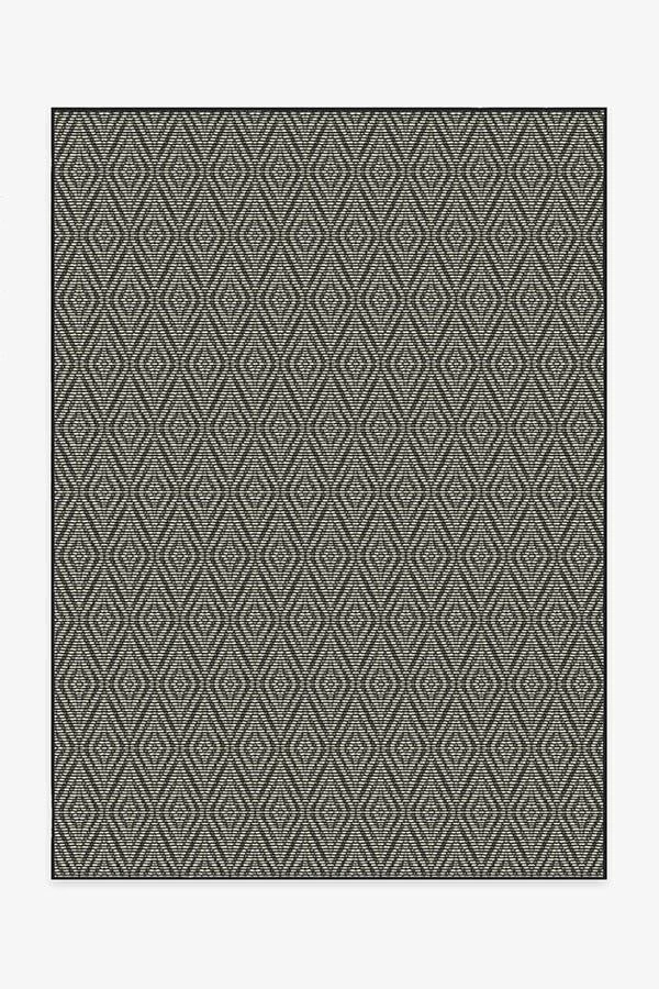 Budget ๐ Ruggable Outdoor Halo Diamond Black Rug ๐ 2 Budget ๐ Ruggable Outdoor Halo Diamond Black Rug ๐ - Image 2