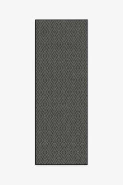 Hot Sale 🥰 Ruggable Outdoor Halo Diamond Grey Rug ❤️ -Area Rugs Sales Store halo diamond grey a rc od005 27 v2