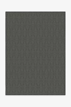 Hot Sale 🥰 Ruggable Outdoor Halo Diamond Grey Rug ❤️